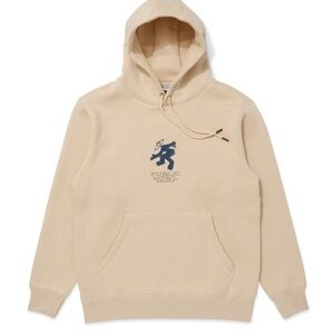 HOWL & PUBLIC DWR HOODIE PUBLIC BEIGE - XL